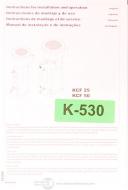 Kaeser-Kaeser KCF25, KCF50 Instructions for Installation Manual-KCF25-KCF50-01